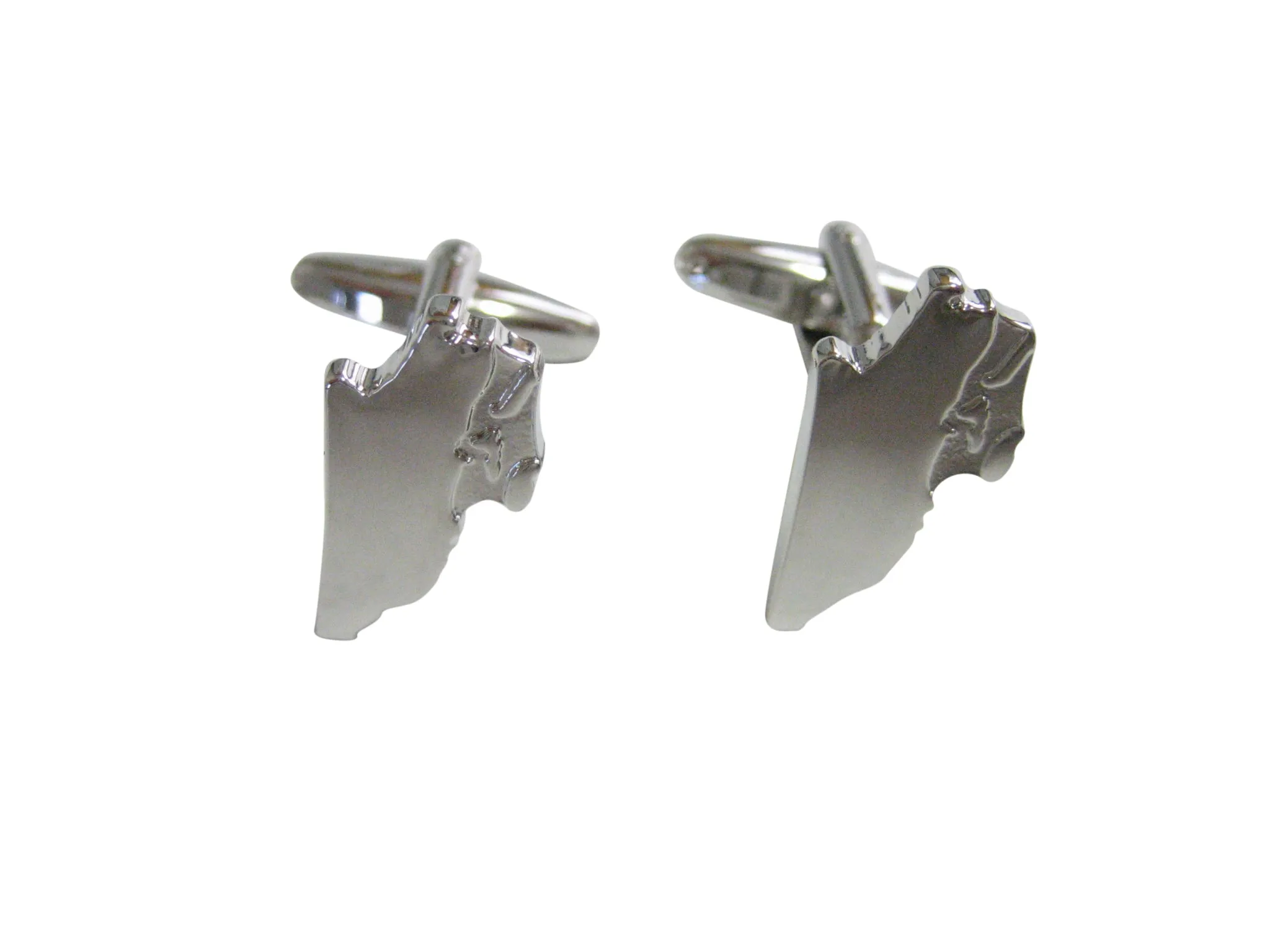 Belize Map Shape Cufflinks