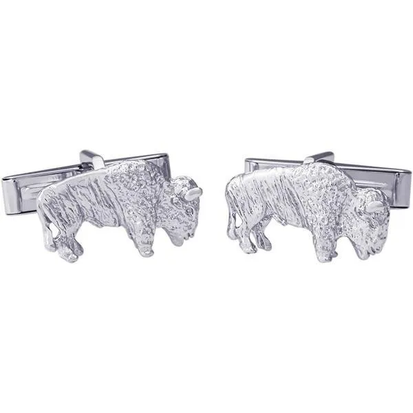 Ben Garelick Yellow Gold "Buffalo" Cufflinks
