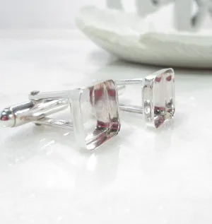 Bezel Cup Cuff Links Square