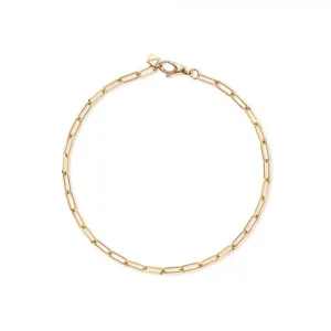 Birks 18K Yellow Gold Cable Chain Bracelet