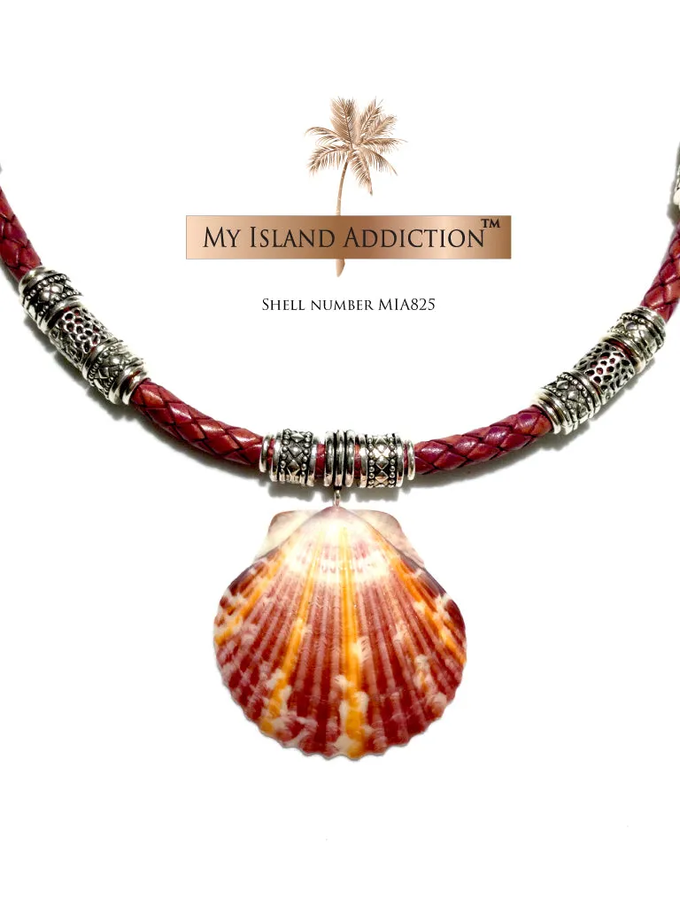 Boho Beach Sanibel Shell Choker Necklace MIA825