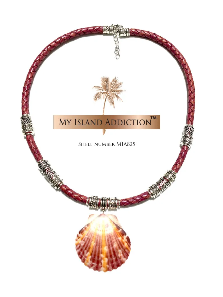 Boho Beach Sanibel Shell Choker Necklace MIA825
