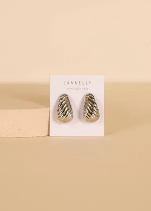 Bold Swirl Earring by JaxKelly | Silver