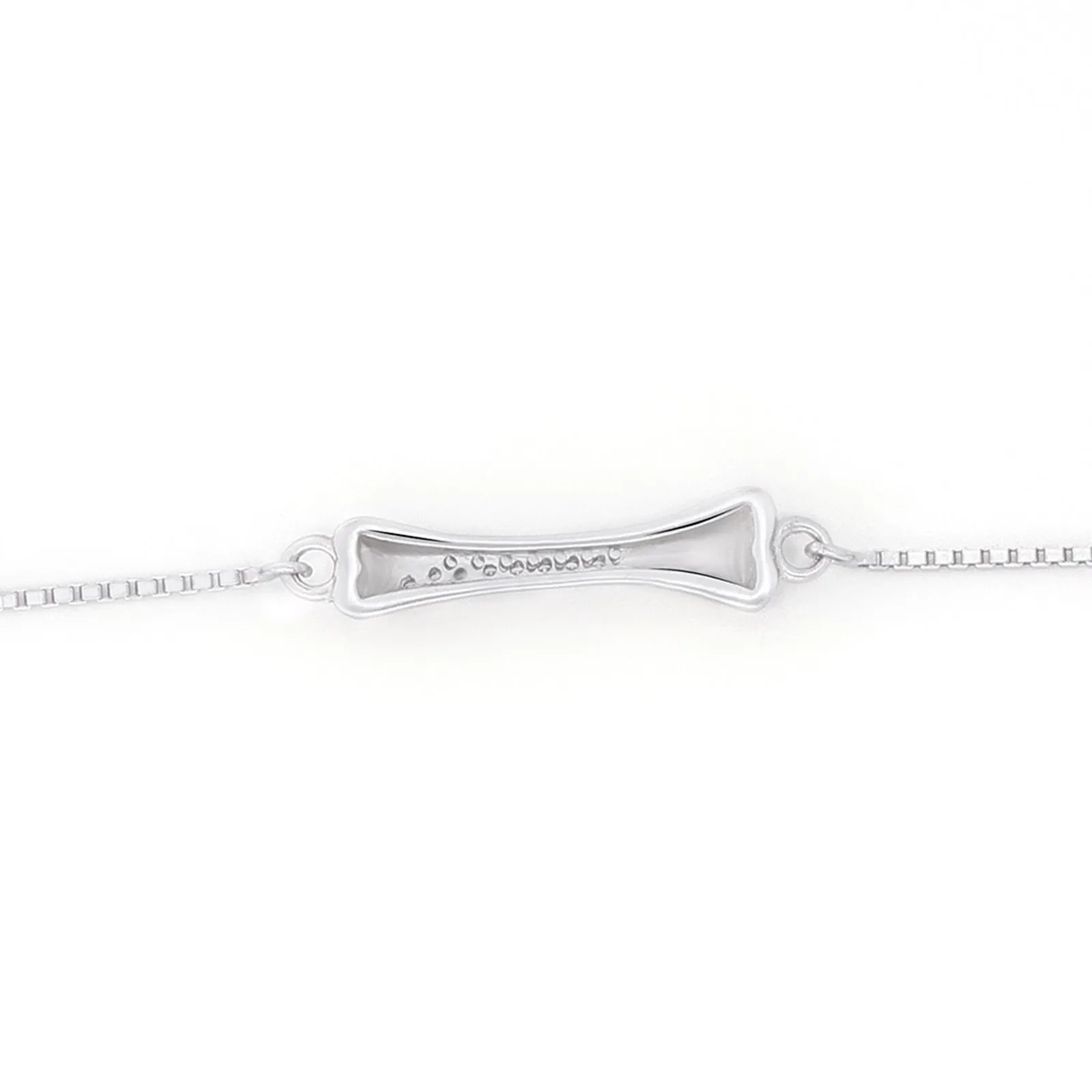 Bone-Inspired Bracelet For Women – 925 Sterling Silver Rhodium Plated