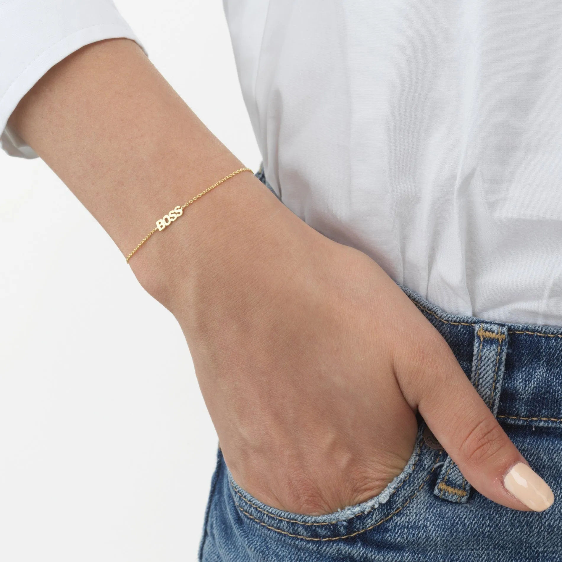Boss Bracelet 14K