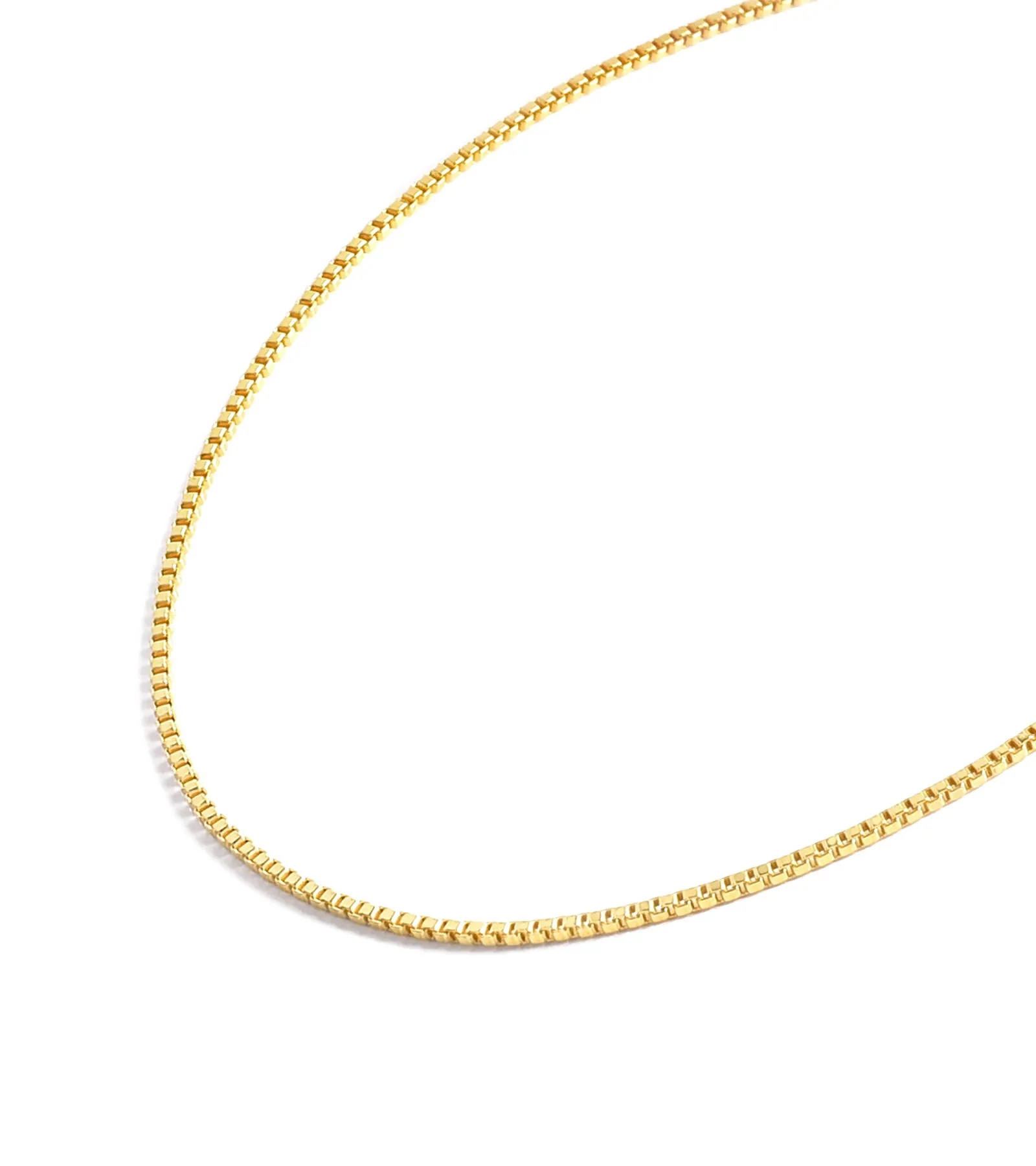Box Chain Necklace (1.0mm)