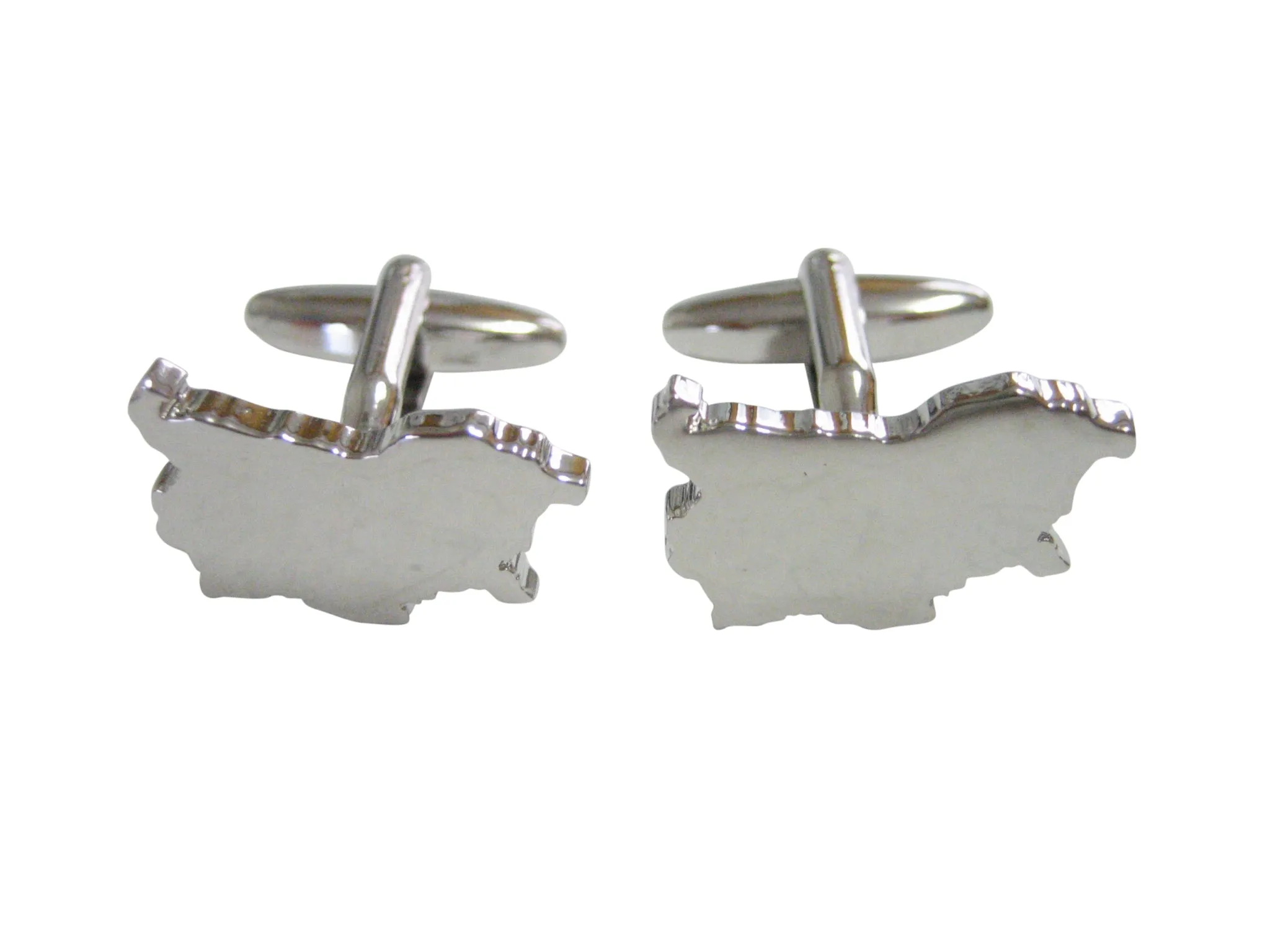 Bulgaria Map Shape Cufflinks