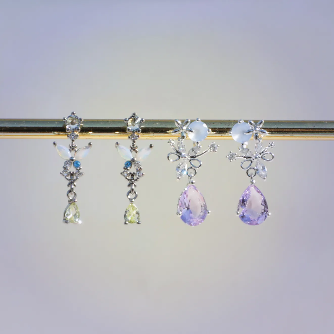 Butterfly Gem Earrings