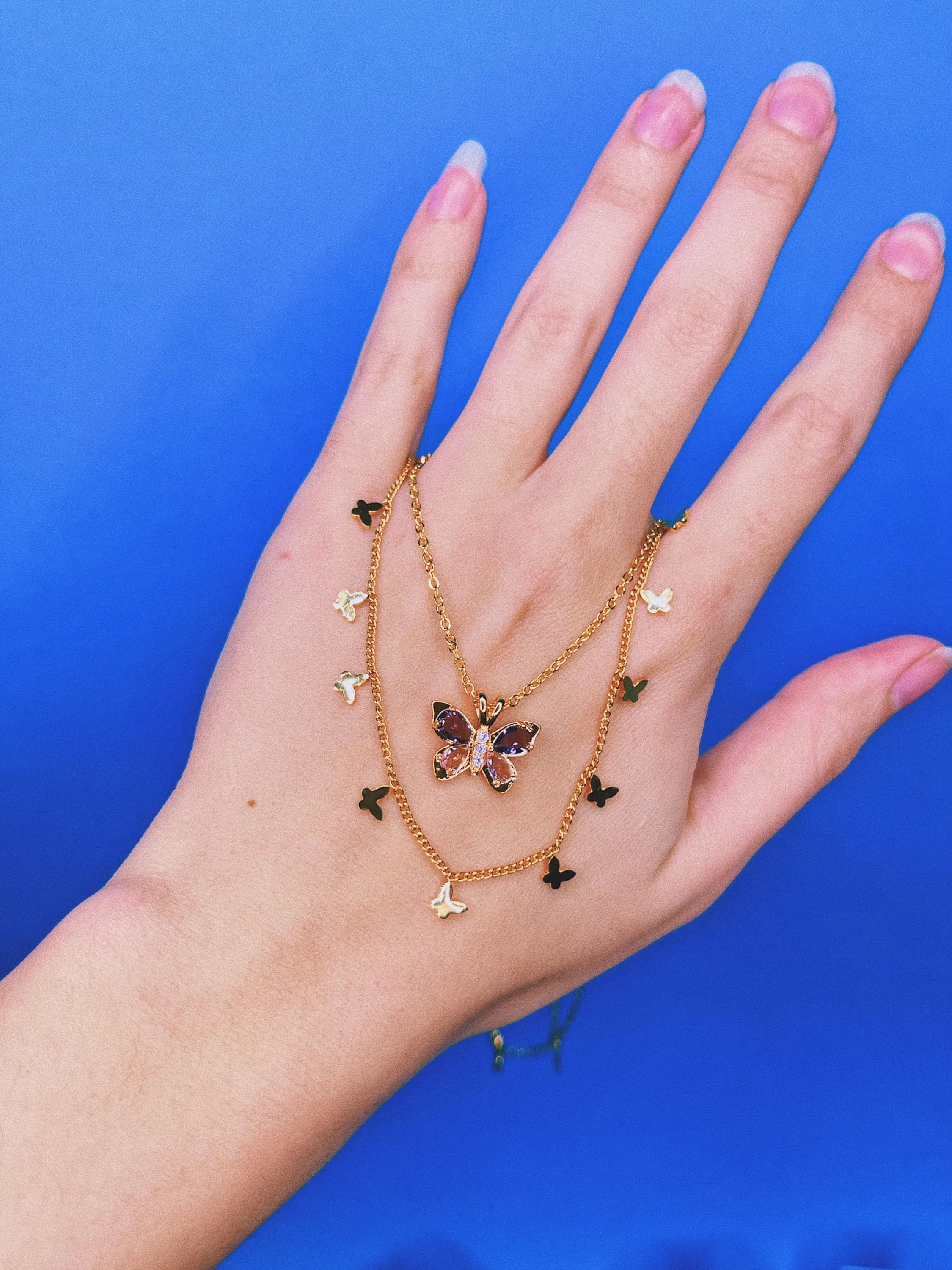 Butterfly Necklace Set, Amelia
