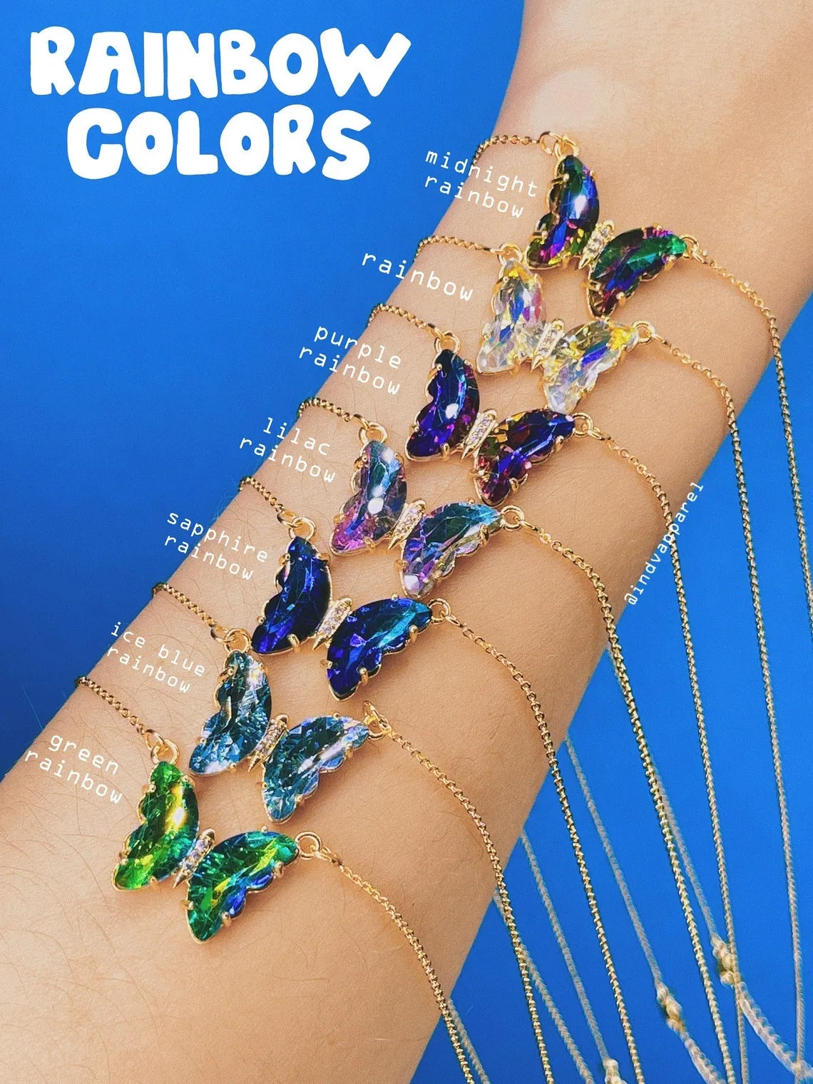 Butterfly Necklace Set, Amelia