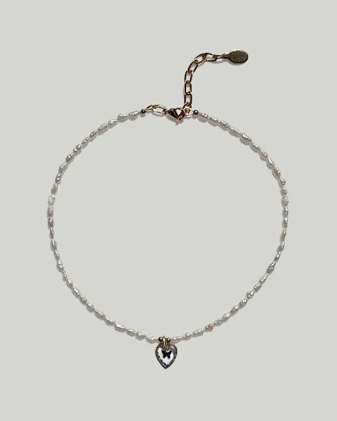 Butterfly Pearl Necklace