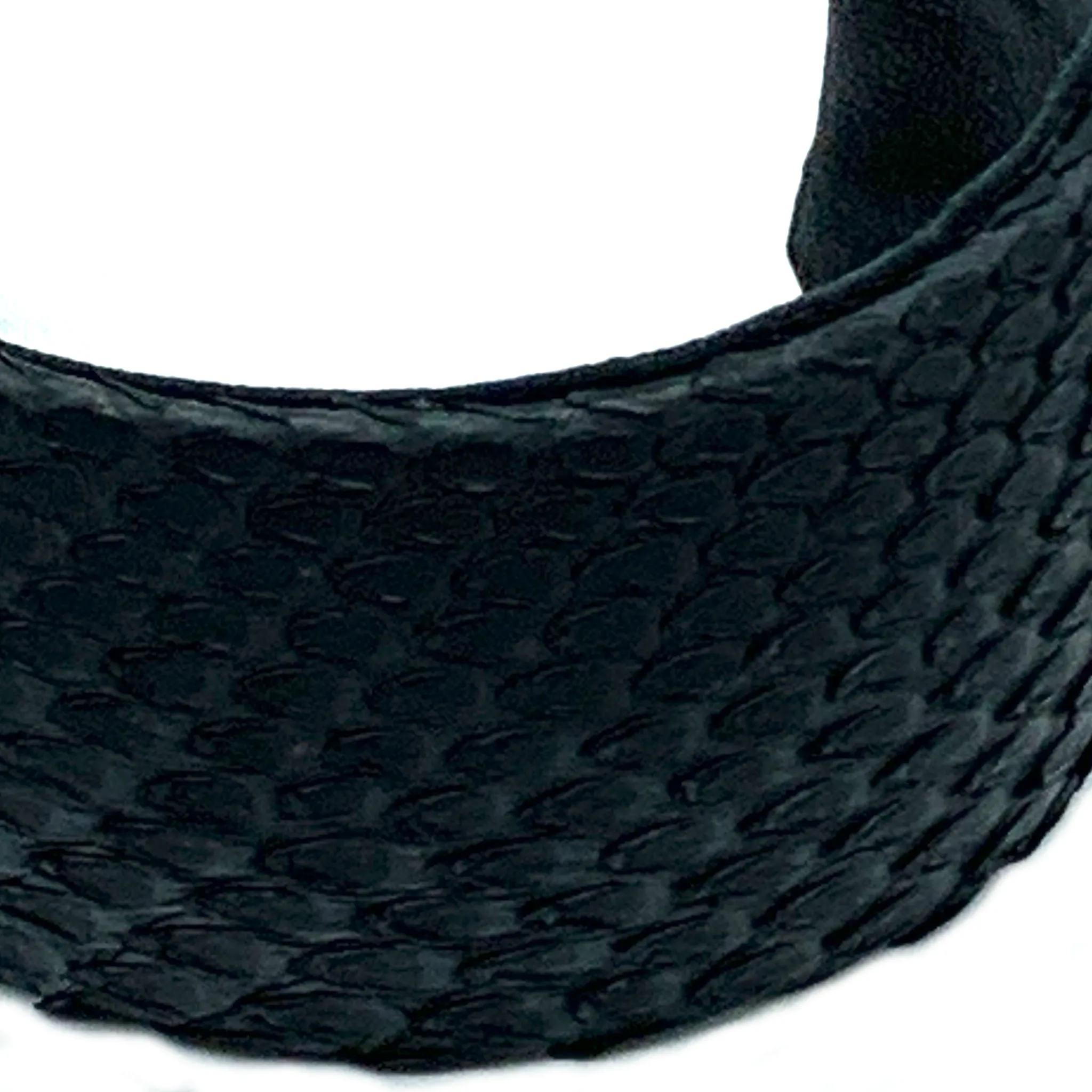 CA Christopher Augmon Matte Black Python 1 ½” Cuff