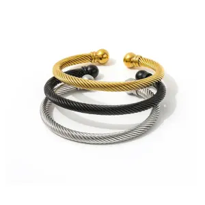 Cable Bangle Cuff