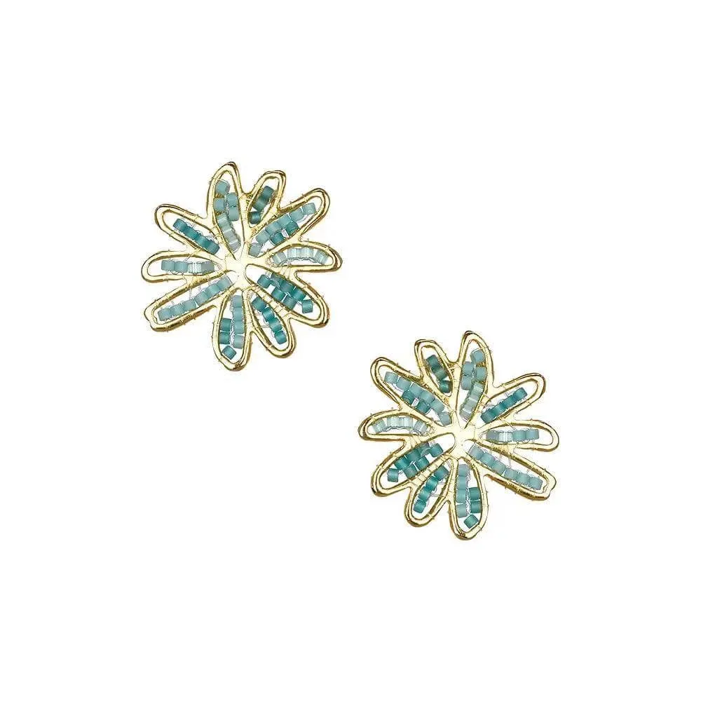 Calendula Beaded Earrings
