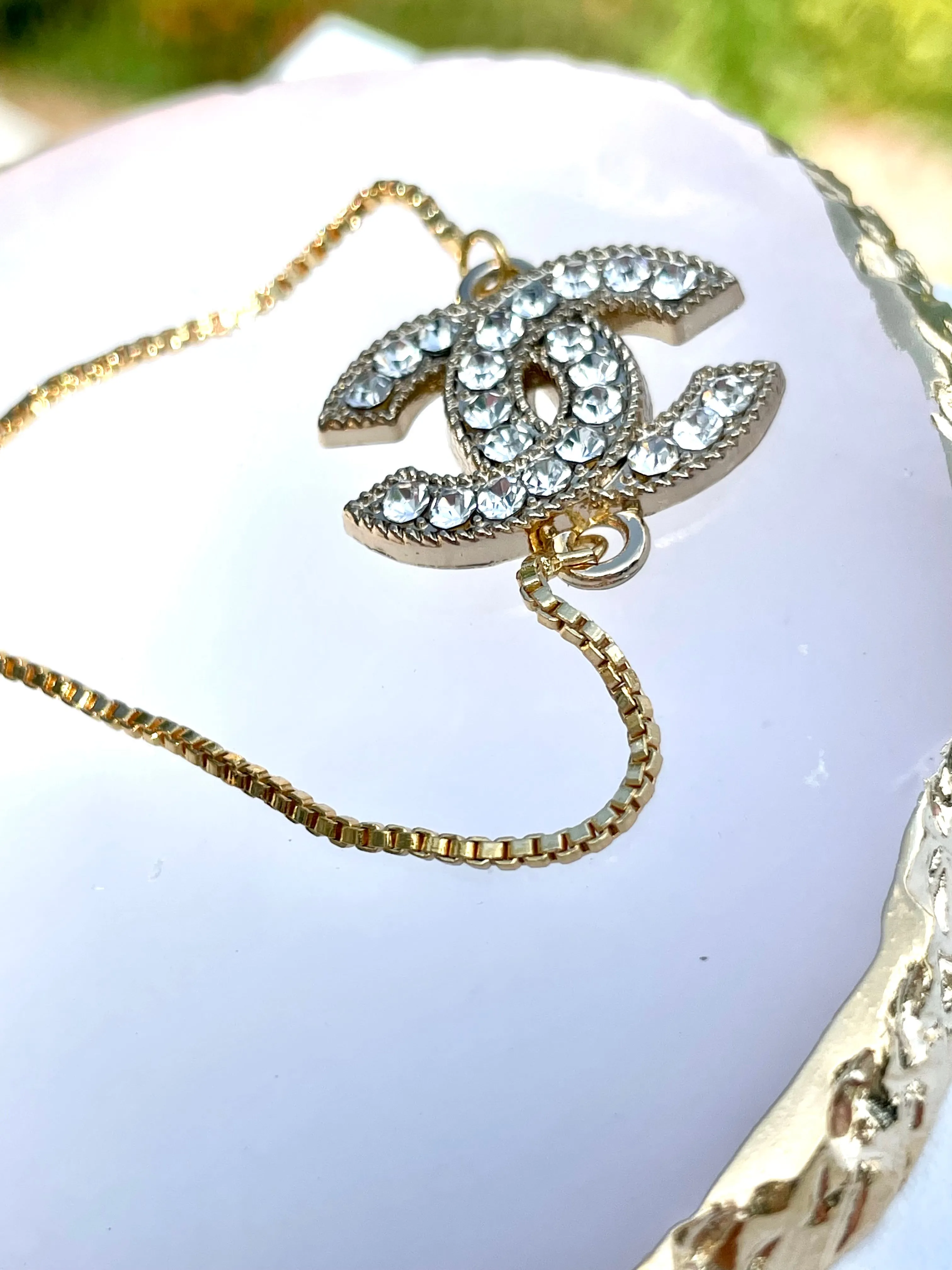 CC Crystal Adjustable Bracelet