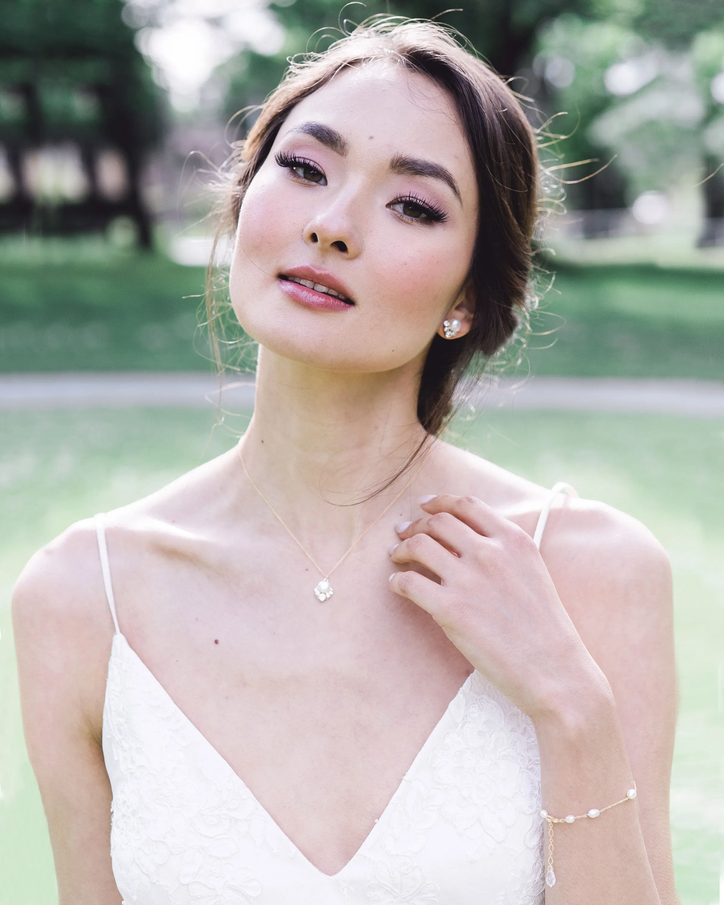 Celestial Pearl Stud Jewelry Set