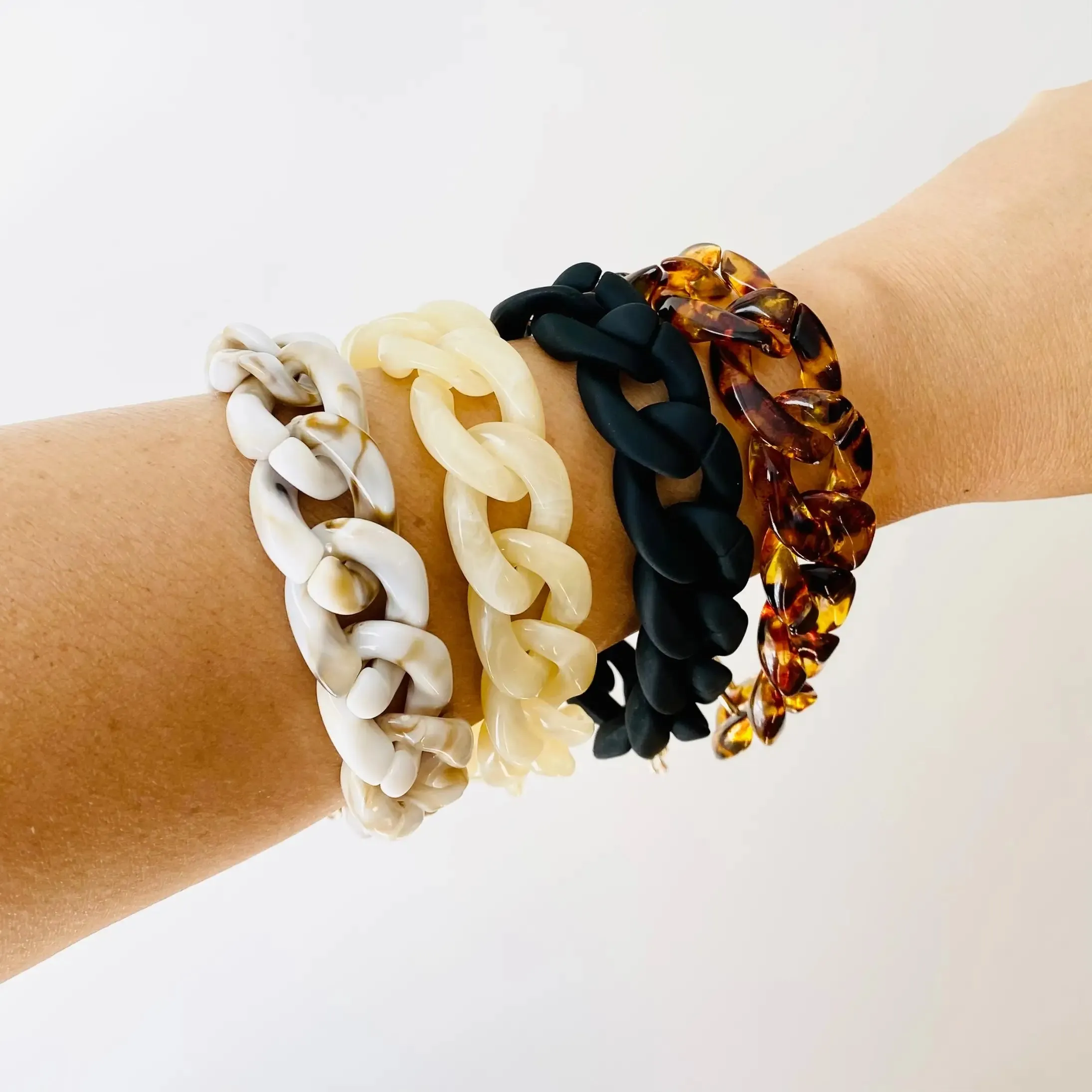 Chain Link Bracelet - Tortoise