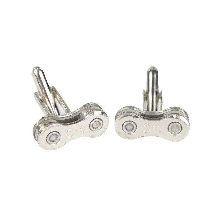 Chain Link Cufflink & Tie Tack Set