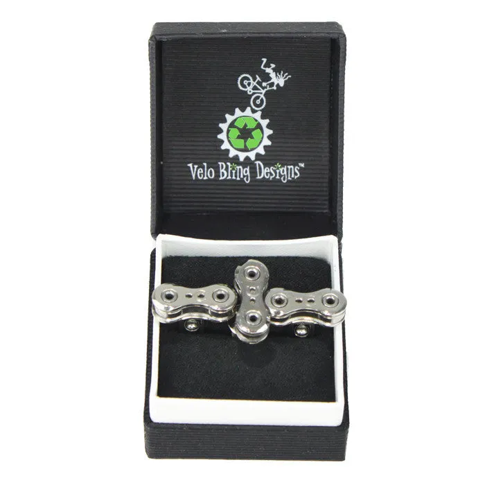Chain Link Cufflink & Tie Tack Set