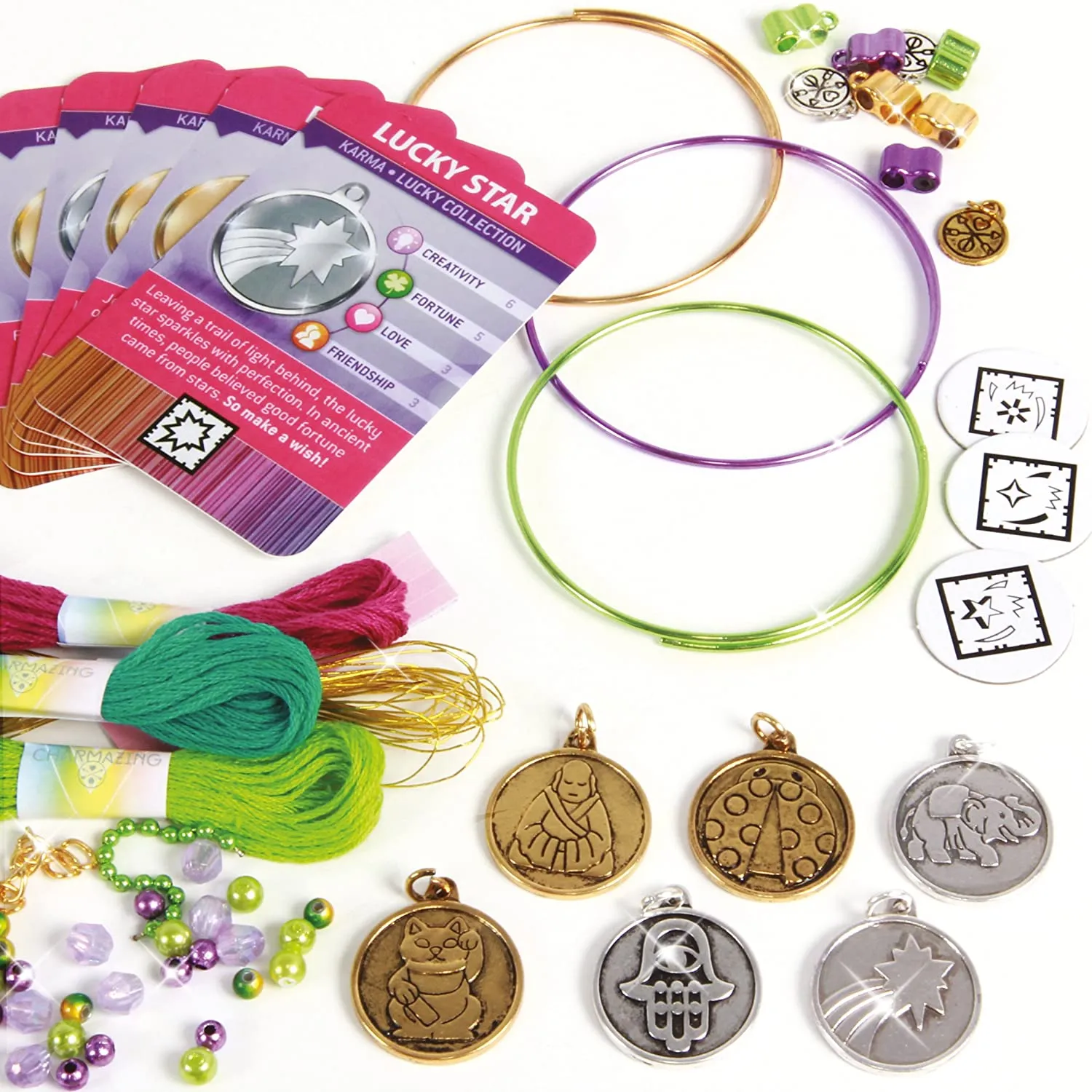 Charmazing All Wrapped Up Bracelets - Lucky Collection! Ages 8 