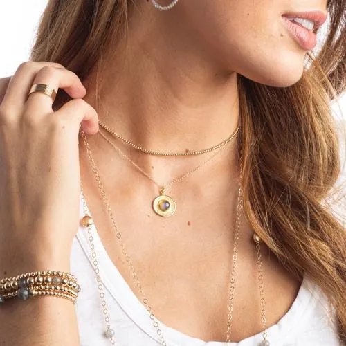 Choker Classic 17” Gold 2mm Bead
