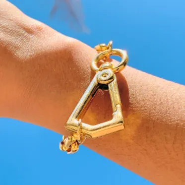 Chrissy Carabiner Link Bracelet