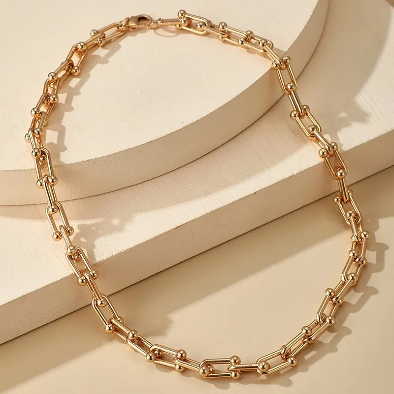 Clavicle Chain Choker Necklace for Women Trendy Party Jewelry