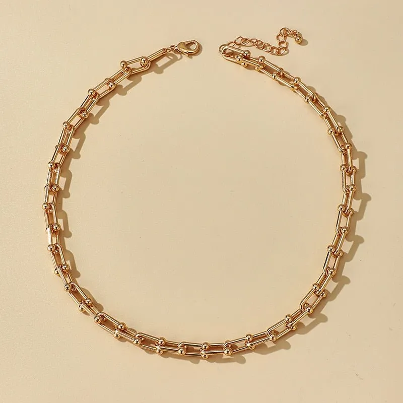 Clavicle Chain Choker Necklace for Women Trendy Party Jewelry