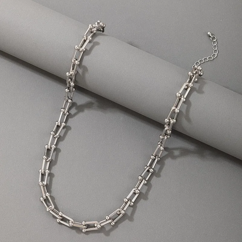 Clavicle Chain Choker Necklace for Women Trendy Party Jewelry