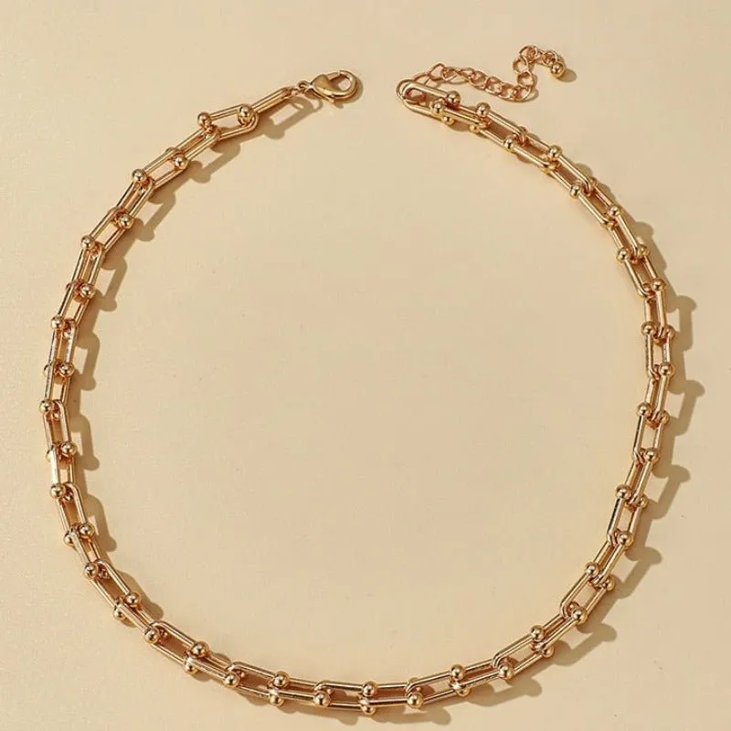 Clavicle Chain Choker Necklace for Women Trendy Party Jewelry