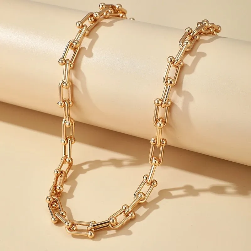 Clavicle Chain Choker Necklace for Women Trendy Party Jewelry