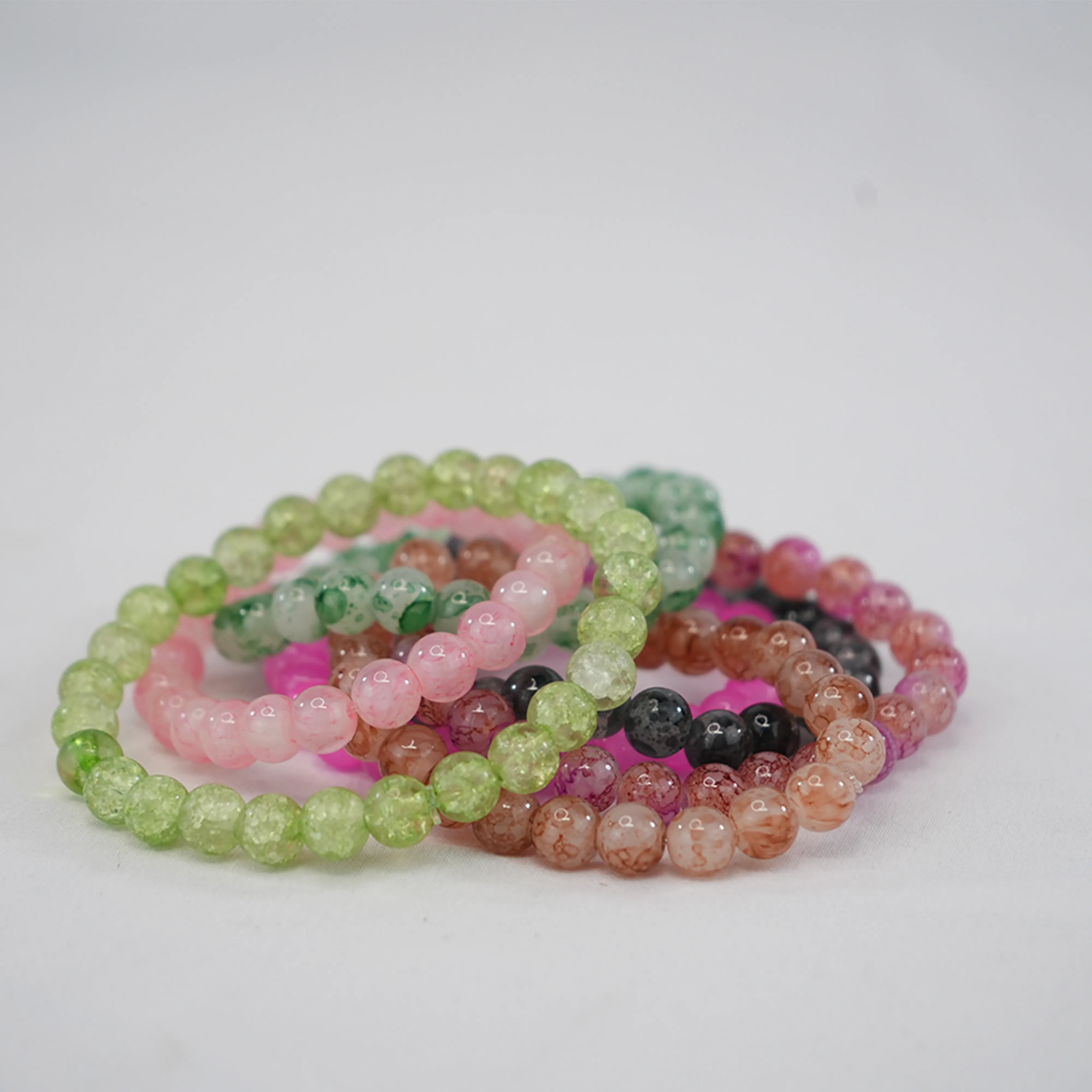 Colorful Stretchy Beaded Bracelets – 7 Color Options