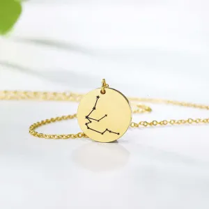 Constellation Necklace Sterling Silver Personalized Astrology Jewelry