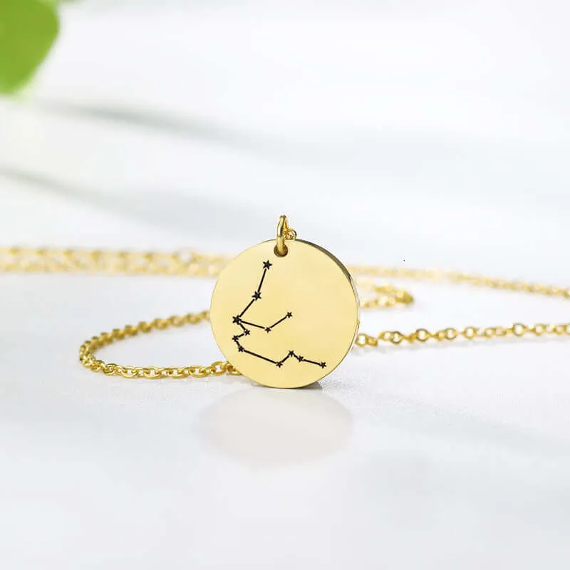 Constellation Necklace Sterling Silver Personalized Astrology Jewelry