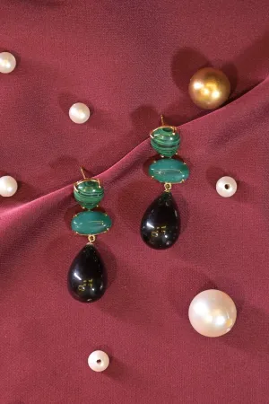 Coral Shell Drop Earrings