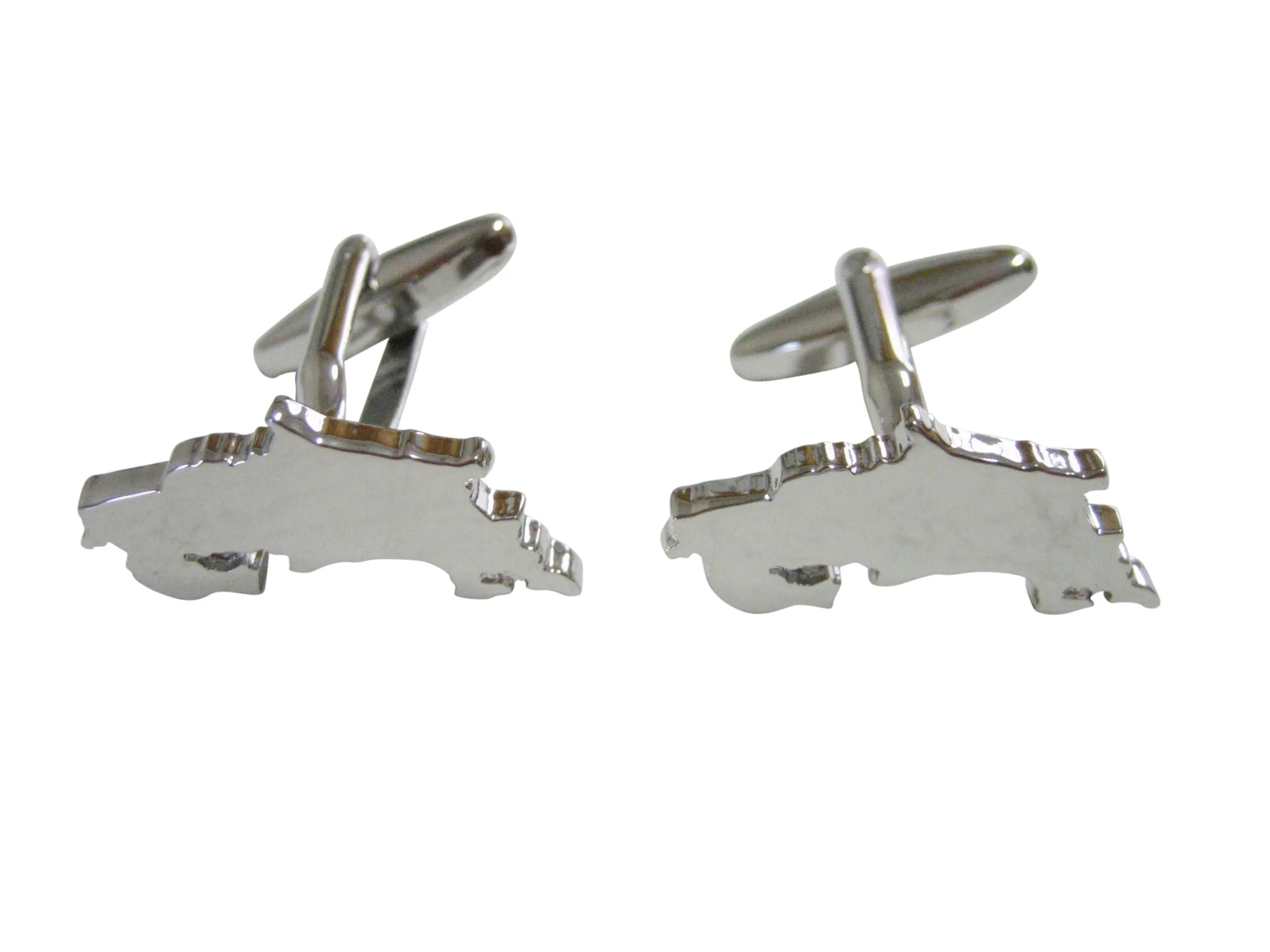 Costa Rica Map Shape Cufflinks