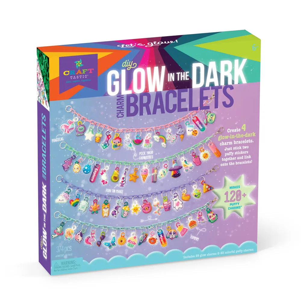 CRAFT-TASTIC® GLOW-IN-THE-DARK CHARM BRACELETS