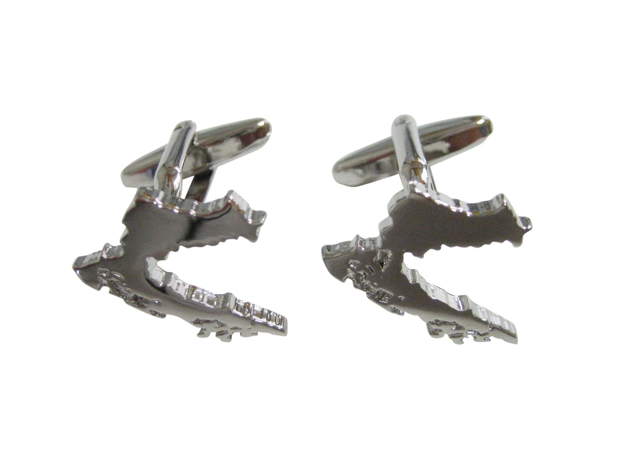 Croatia Map Shape Cufflinks