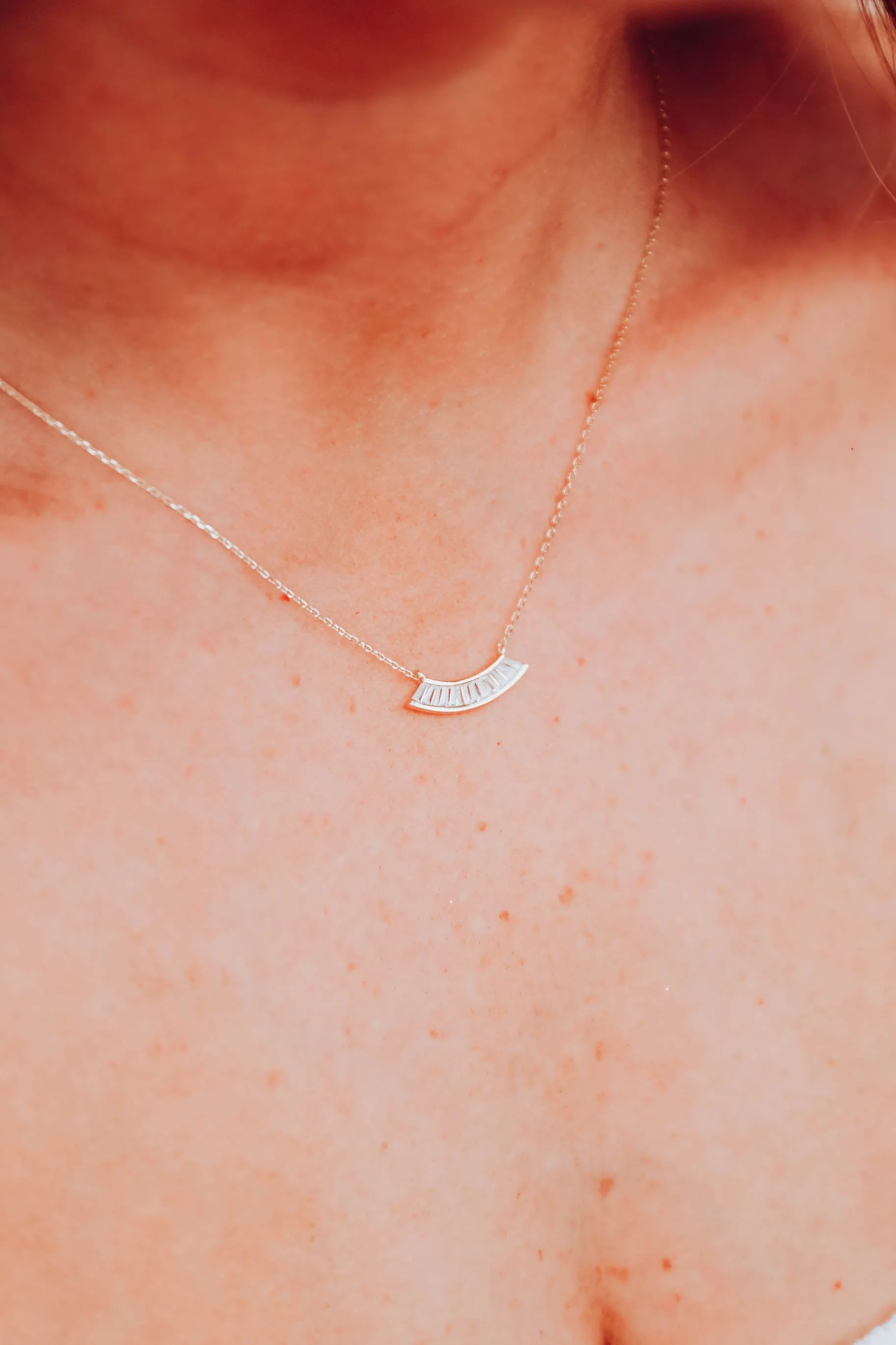 Crystal Babe Necklace by B.b.Lila