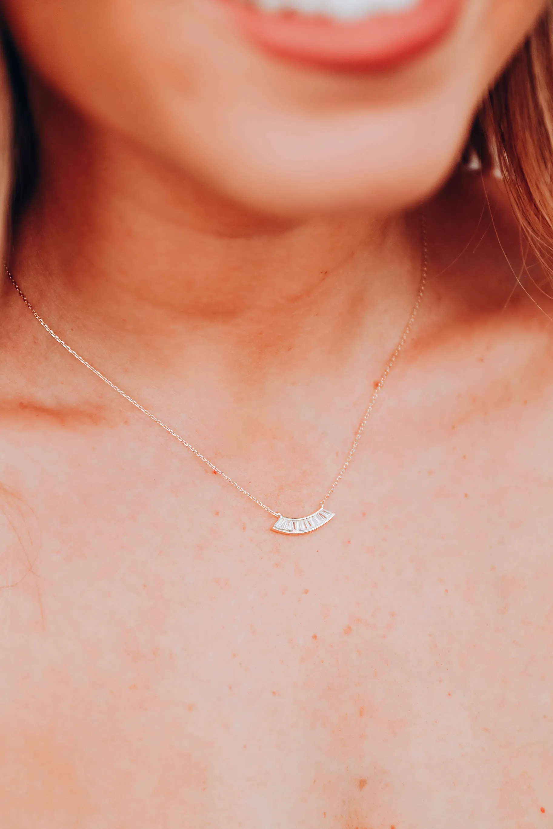 Crystal Babe Necklace by B.b.Lila