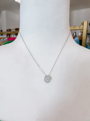 Crystal Circle Necklace