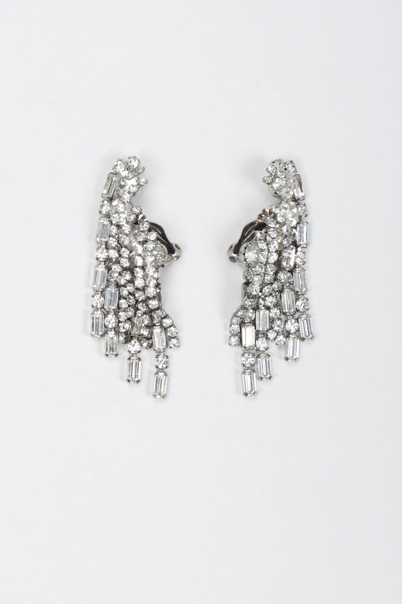 Crystal Falling Stars Ear Climbers