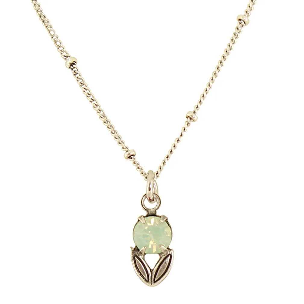 Crystal Flower Necklace: C