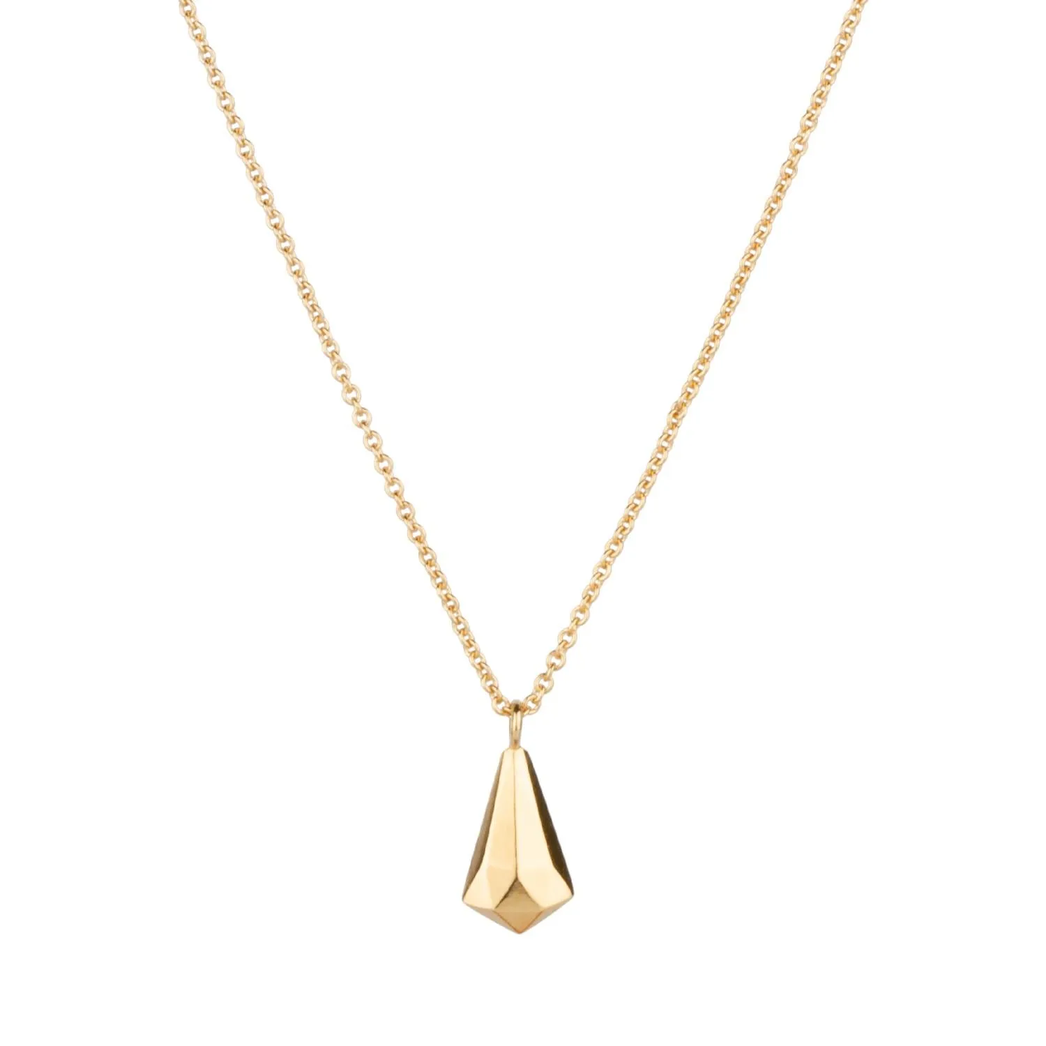 Crystal Fragment Vermeil Pendant