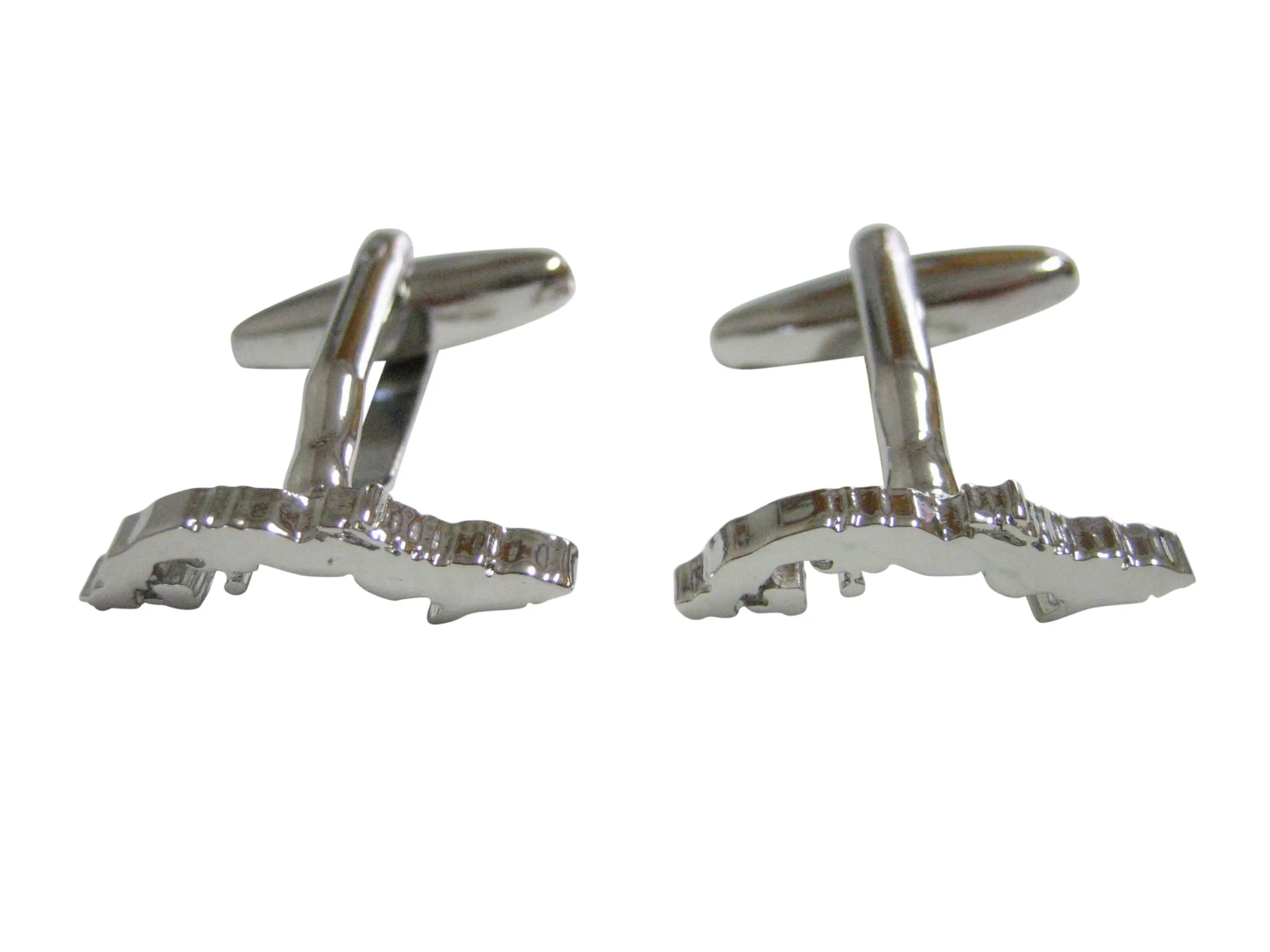 Cuba Map Shape Cufflinks