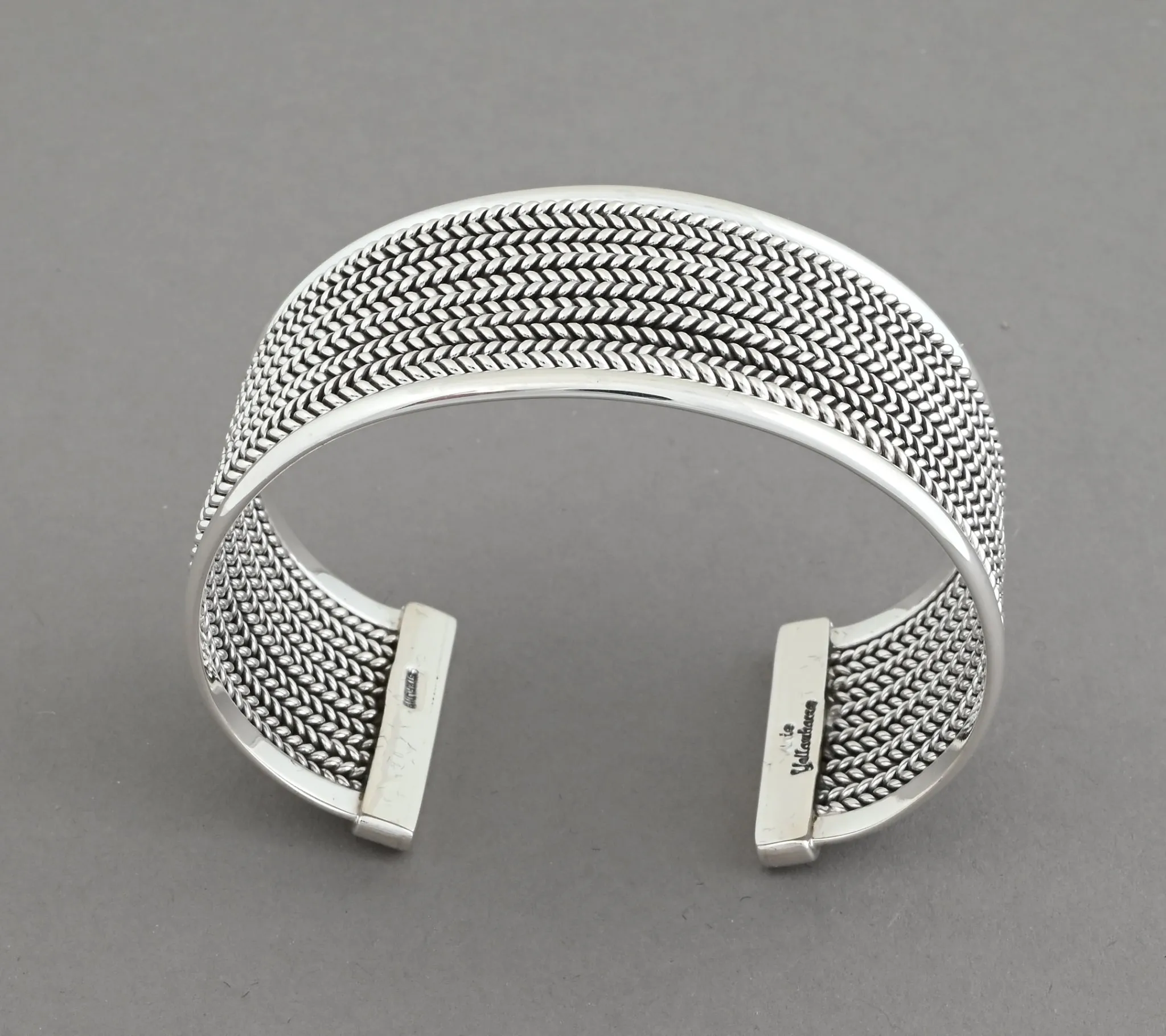 Cuff Bracelet with Twelve Twist Wires by Artie Yellowhorse