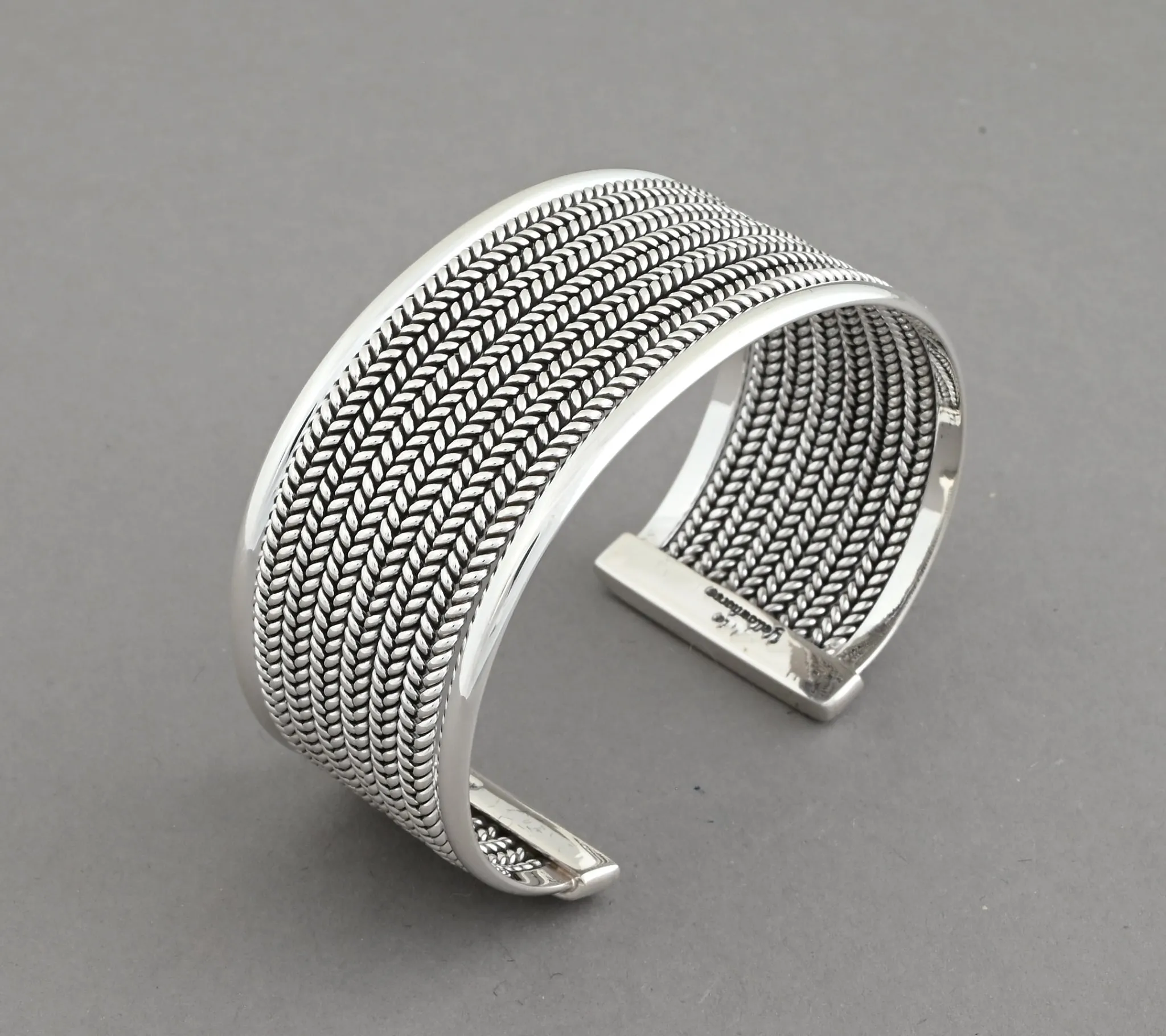 Cuff Bracelet with Twelve Twist Wires by Artie Yellowhorse