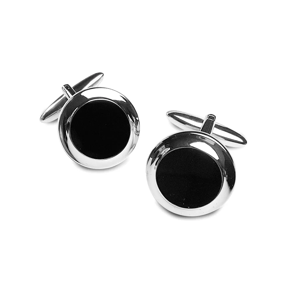 Cufflink Set - Black Onyx