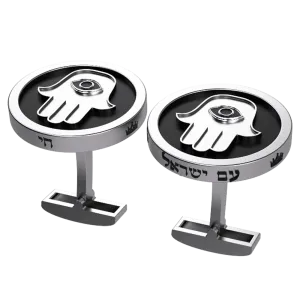 CUFFLINKS - “HAMSA WITH EYE”