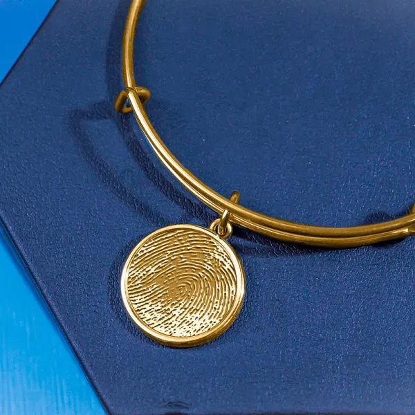 Custom Fingerprint Expandable Bracelet Jewelry